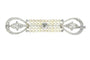 Broche Broche barrette Art déco en platine, diamants et perles 58 Facettes 18115-0042