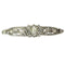 Broche Broche barrette antique en argent sur or rouge 14K et diamants 58 Facettes 18124-0158