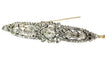 Broche Broche barrette antique en argent sur or rouge 14K et diamants 58 Facettes 18124-0158