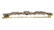 Broche Broche barrette antique en argent sur or rouge 14K et diamants 58 Facettes 18124-0158