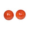 Boucles d'oreilles Boucles d'oreilles puces anciennes en or jaune 18K et corail rouge (vers 1900) 58 Facettes 18128-0051