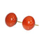 Boucles d'oreilles Boucles d'oreilles puces anciennes en or jaune 18K et corail rouge (vers 1900) 58 Facettes 18128-0051