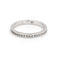 Bague 47 Bague demi-alliance en or blanc 18 carats et diamants 58 Facettes 1816319CN