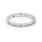 Bague 47 Bague demi-alliance en or blanc 18 carats et diamants 58 Facettes 1816319CN
