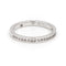 Bague 47 Bague Demi alliance Or blanc Diamant 58 Facettes 1816319CN