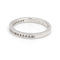 Bague 47 Bague demi-alliance en or blanc 18 carats et diamants 58 Facettes 1816319CN
