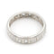Bague 56 Alliance américaine - Bague en platine sertie de diamants 58 Facettes 1816558CN