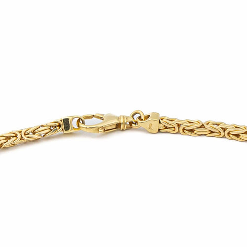 Collier Collier maille balinaise rectangulaire en or jaune 18 carats 58 Facettes 1818712CN