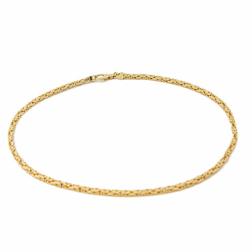 Collier Collier maille balinaise rectangulaire en or jaune 18 carats 58 Facettes 1818712CN