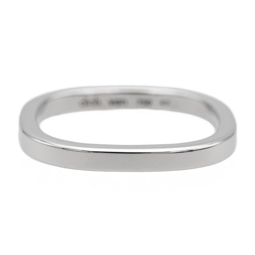 Bague 49 Dinh Van Bague Alliance Alliance carrée Or blanc 58 Facettes 1819466CN