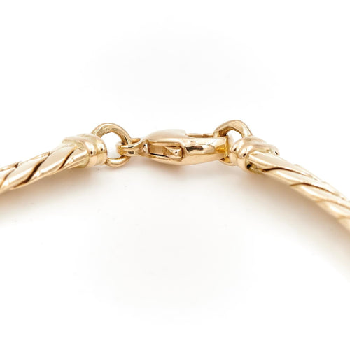 Bracelet Bracelet maille anglaise en or jaune 18 carats 58 Facettes 1819821CN