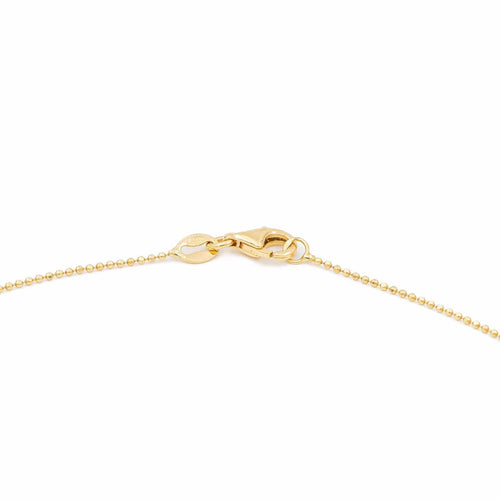 Collier Collier maille boule en or jaune 18 carats 58 Facettes 1819952CN
