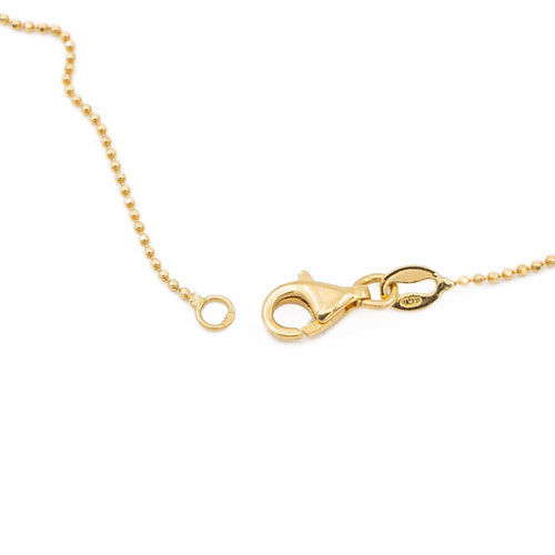 Collier Collier maille boule en or jaune 18 carats 58 Facettes 1819952CN