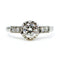 Bague 53 Bague solitaire diamant en platine 58 Facettes 2CCA45909708426FA1D73887271C6FC4
