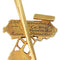 Broche Broche barrette Belle Époque en or jaune 18K et diamants 58 Facettes 18256-0157