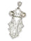 Pendentif Pendentif Art déco en platine avec diamants et saphirs 58 Facettes 18276-0099
