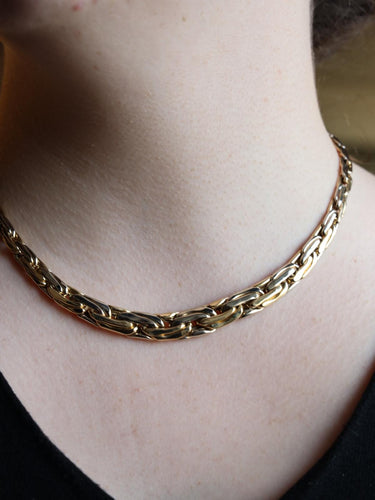 Collier Collier Maille haricot Or jaune 58 Facettes 1831798CN