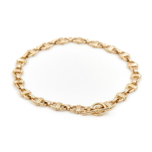 Collier Collier maille marine en or jaune 18 carats 58 Facettes 1833498CN