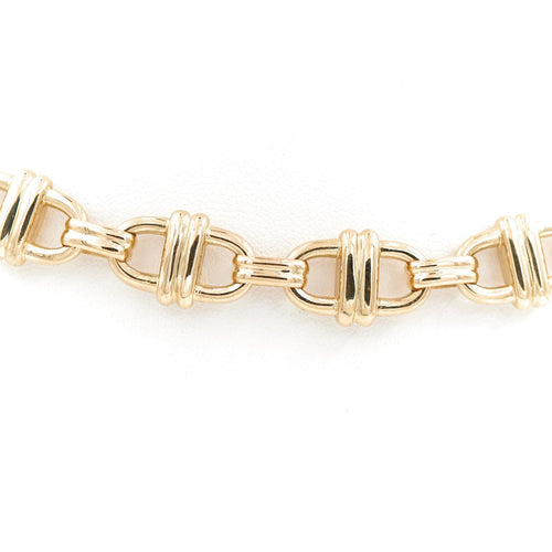 Collier Collier maille marine en or jaune 18 carats 58 Facettes 1833498CN