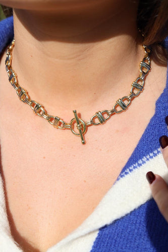 Collier Collier maille marine en or jaune 18 carats 58 Facettes 1833498CN