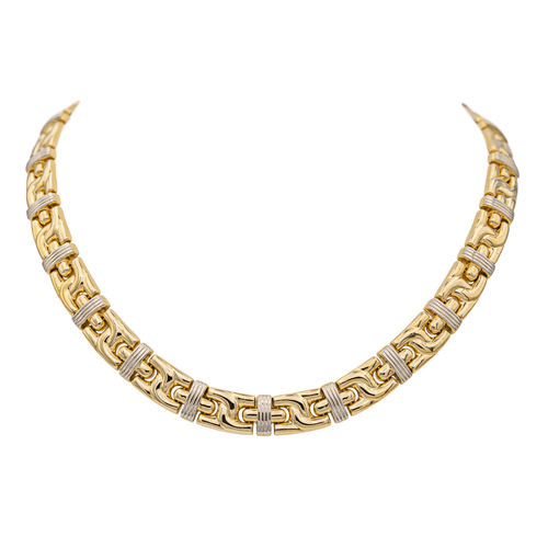 Collier Caplain Collier  Or jaune Saphir 58 Facettes 1833672CN