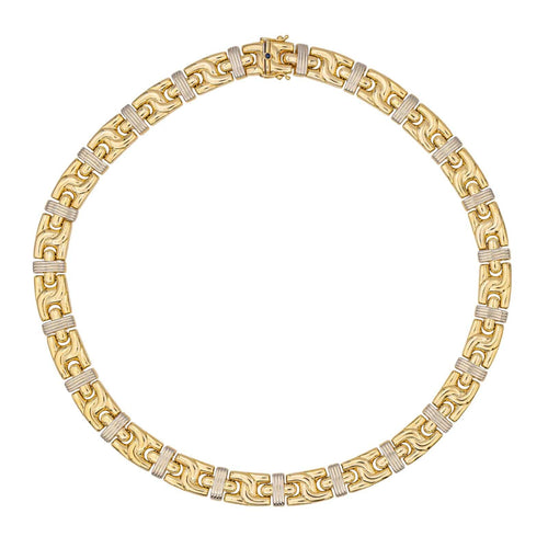 Collier Caplain Saint André - Collier en or jaune 18 carats avec saphir 58 Facettes 1833672CN