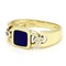 Bague 56 Bague vintage en or 14k avec lapis-lazuli et diamants 58 Facettes C205354F0FF1488E977CF53E73ABB92F
