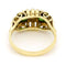 Bague 54.5 Bague tank rétro en or 14k avec tourmalines et diamant 58 Facettes 0AABCE368A9D4C8E8D69FDF004B882DB