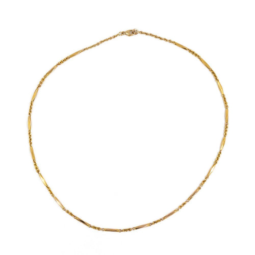 Collier Collier chaîne en or jaune 18 carats 42 cm 58 Facettes 1835753CN