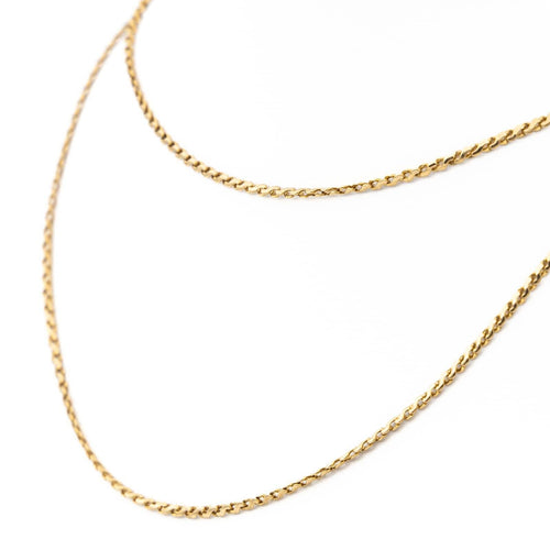 Collier Collier - Chaîne en or jaune 18 carats 63,5 cm 58 Facettes 1850837CN