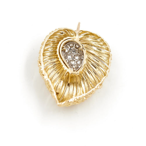 Pendentif Pendentif Or jaune, Or blanc Diamant 58 Facettes 1850928CN
