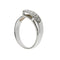Bague Bague inversée en or blanc 18 kt avec diamants 58 Facettes 18525