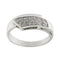 Bague Bague inversée en or blanc 18 kt avec diamants 58 Facettes 18525