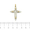Pendentif Zancan - Pendentif croix en or 18 ct, nacre et acier inoxydable 58 Facettes 18535