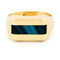 Bague 62 Bague d’incrustation en agate en or 14k 58 Facettes C04DACEE9B784B0EAB7A5782131EE06E