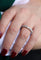 Bague 55.5 Bague Alliance américaine Or blanc Diamant 58 Facettes 1856174CN