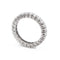 Bague 55.5 Bague Alliance américaine Or blanc Diamant 58 Facettes 1856174CN