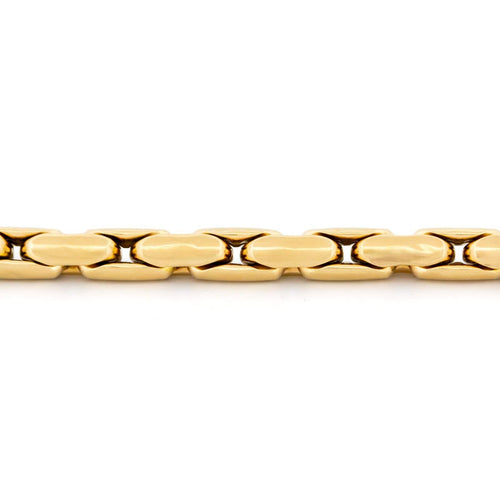 Bracelet Bracelet à maillons box allongés en or 14k 58 Facettes 4323C17D9EF54DD7AEF6E98569A5A6EC