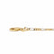 Collier Collier chaîne maille cheval alternée en or jaune et or blanc 18 carats 58 Facettes 1875602CN