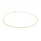Collier Collier chaîne maille cheval alternée en or jaune et or blanc 18 carats 58 Facettes 1875602CN