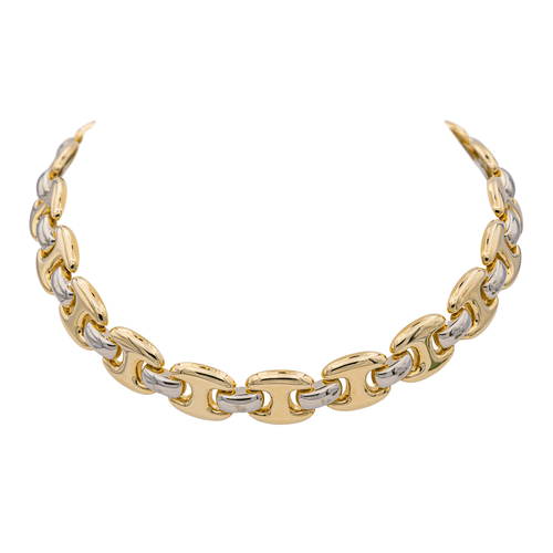 Collier Collier Ras de cou Or jaune, Or blanc 58 Facettes 1880727CN