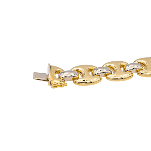 Collier Collier ras-de-cou en or jaune et blanc 18 carats 58 Facettes 1880727CN