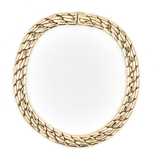 Collier Collier en or jaune 18 carats 58 Facettes 1880729CN