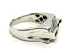 Bague 54 Bague Tank Or blanc Rubis, Diamant 58 Facettes 1888306CN