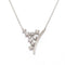 Collier Collier grappe diamants or blanc 58 Facettes
