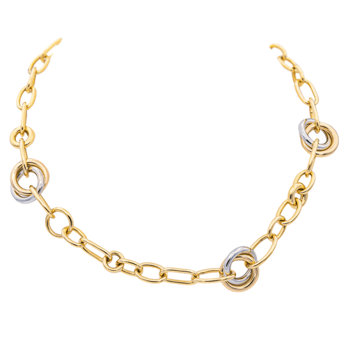Collier Pomellato - Collier en or jaune, blanc et rose 18 carats 58 Facettes 1901326CD