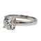 Bague 51 Bague solitaire en or blanc 18 carats avec diamant 1,52 ct 58 Facettes 1907846CN
