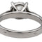 Bague 51 Bague solitaire en or blanc 18 carats avec diamant 1,52 ct 58 Facettes 1907846CN