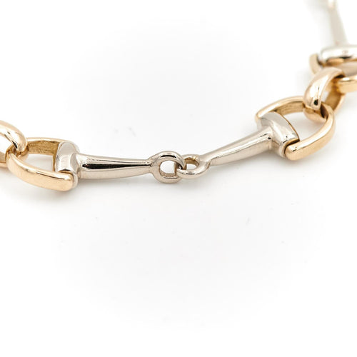 Bracelet Bracelet en or jaune et blanc 18 carats 58 Facettes 1907888CN