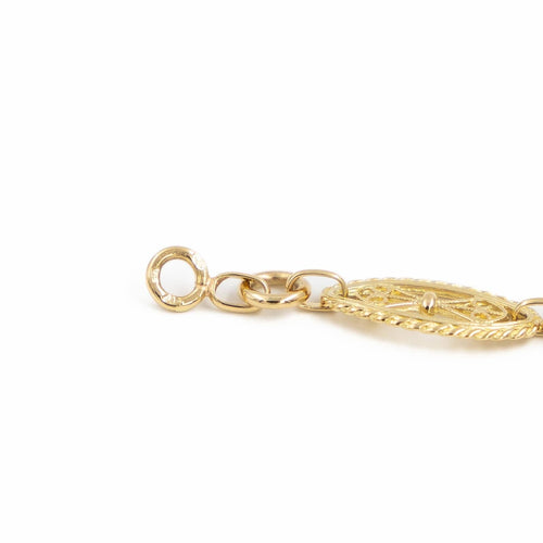 Collier Collier maille filigrane en or jaune 18 carats 58 Facettes 1907918CN